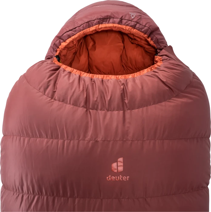 Deuter Astro Pro 800 L Mumienschlafsack redwood/paprika