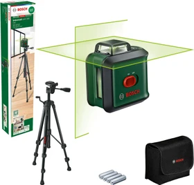 Bosch DIY UniversalLevel 360 Batterie-Kreuzlaser inkl. Tasche + Zubehör