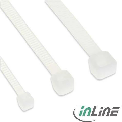 InLine Kabelbinder, 4.8mm, 300mm, natur, 100 Stück