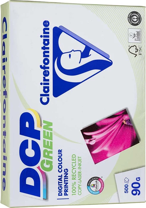 Clairefontaine Digital Colour Printing Green Universalpapier weiß, A4, 90g/m², 500 Blatt