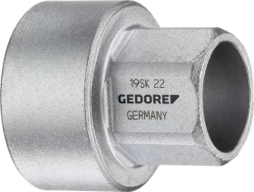 Gedore 19 SK 22 Außensechskant Steckschlüssel 19mm, 22x33mm