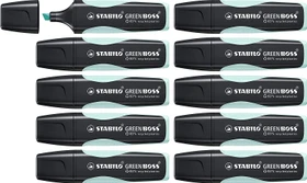 STABILO Green Boss Pastell zartes türkis, 10er-Pack