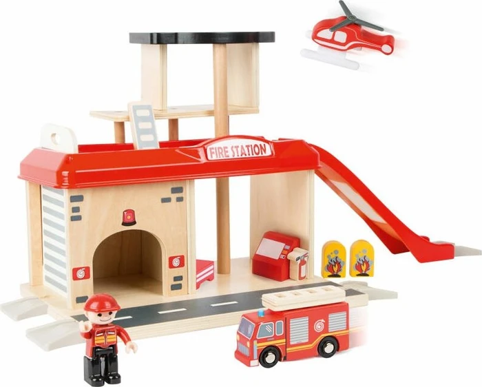Legler Small Foot Feuerwehrwache mit Zubehör