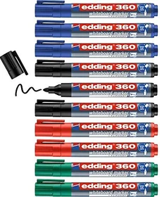 edding 360 Whiteboardmarker sortiert, 10er-Set