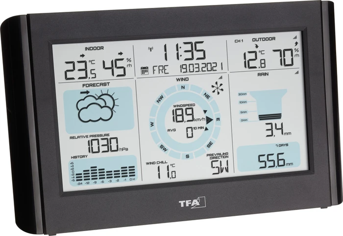 TFA Dostmann Weather Pro Funkwetterstation, digital