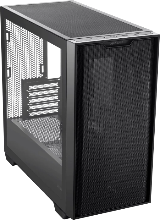 ASUS A21 Black, schwarz, Glasfenster