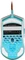 Cooler Master MasterMouse MM711 Retro RGB Gaming Maus grau/hellblau/rot, USB Vorschaubild