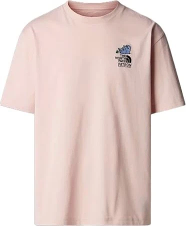 The North Face Mountain Cleanup T-Shirt kurzarm pink moss