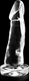 Dark Crystal Clear Large Dildo
