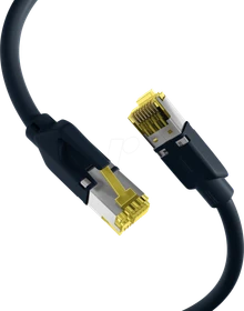 EFB Elektronik TM31 Draka Patch PRO Flex PUR Industrial-Patchkabel, Cat7/Cat6a, S/FTP, RJ-45/RJ-45, 2m, schwarz