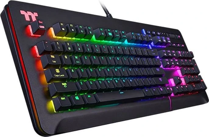 Thermaltake Level 20 RGB Gaming Keyboard, schwarz, MX SPEED RGB Silver, USB, DE