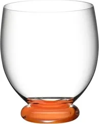Riedel Fatto A Mano Trinkglas Tumbler Grande dunkelorange