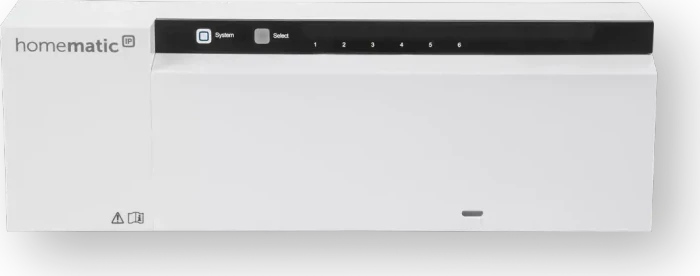eQ-3 Homematic IP Wired Fußbodenheizungsaktor 6-fach 24V, Heizungssteuerung, Schaltaktor