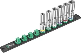 Wera Magnetleiste C Deep 1 Steckschlüsselsatz, 6-tlg.