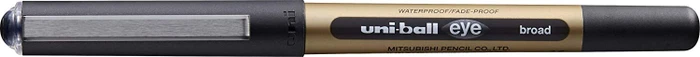 Uni-Ball Eye Broad UB-150-10 Tintenroller (Mine) schwarz/gold