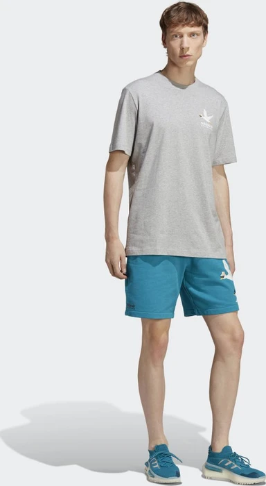 adidas Adventure Graphic Duckies T-Shirt kurzarm medium grey heather (Herren)