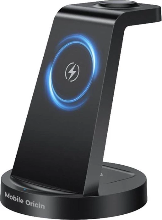 Mobile Origin Wireless Charger 3in1 PW13 schwarz