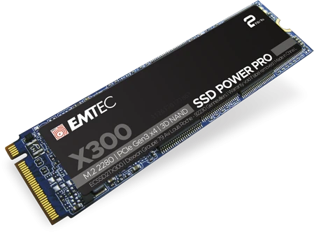 Emtec X300 SSD Power Pro 2TB, M.2 2280 / M-Key / PCIe 3.0 x4