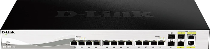 D-Link DXS-1210 Rackmount 10G Smart Switch, 12x RJ-45, 2x SFP+, 2x RJ-45/SFP+