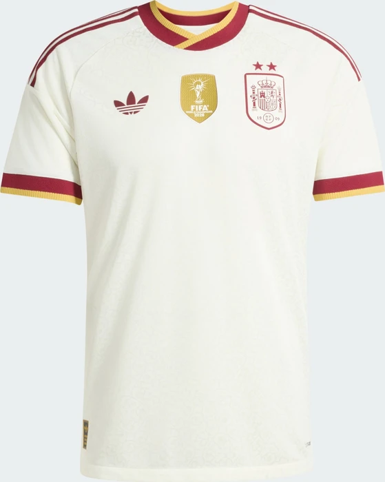 adidas FIFA WM 2026 Spanien Authentic Winners Auswärtstrikot langarm off white (Herren)