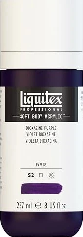 Liquitex Professional Soft Body Acrylic dioxazine purple, 237ml