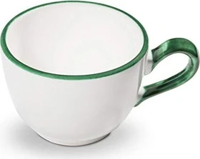 Gmundner Keramik Grüner Rand Kaffeetasse Cup 9.5cm