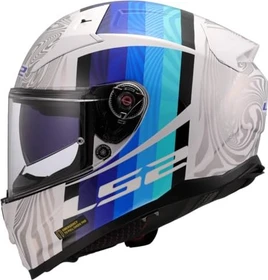 LS2 FF811 Vector II Freedom silber/weiß/blau