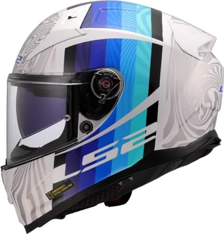 LS2 FF811 Vector II Freedom silber/weiß/blau
