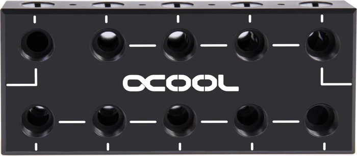 Alphacool ES Distro Plate C5, parallel, Verteilerplatte