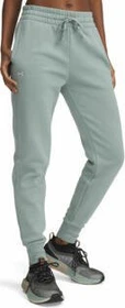 Under Armour Rival Fleece Trainingshose lang silica green/white (Damen)