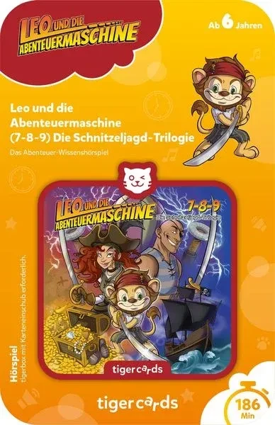 Tiger Media Tigercard Leo und die Abenteuermaschine: Die Schnitzeljagd-Trilogie