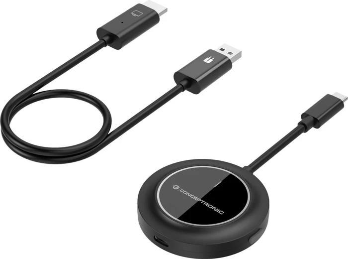 Conceptronic ATHERIC01B USB-C auf HDMI, Wireless Extender Kit Extender Set