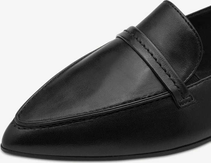 Tamaris Lederslipper schwarz (Damen)