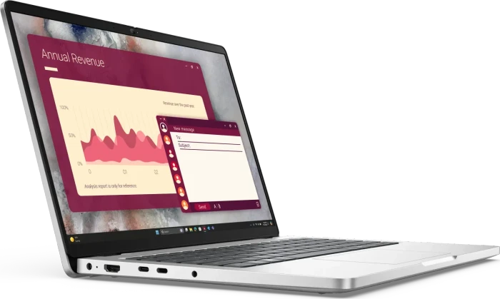 Dell Pro 14 PC14250, Platinum Silver, Core Ultra 7 255U, 16GB RAM, 512GB SSD, DE