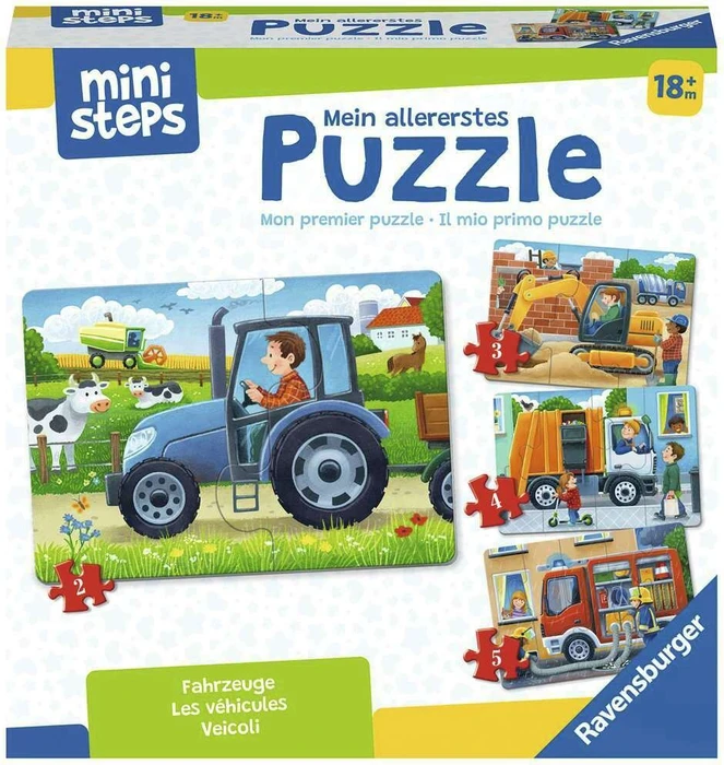 Ravensburger ministeps Mein allererstes Puzzle Fahrzeuge