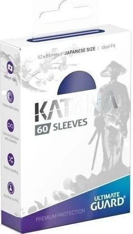 Ultimate Guard Katana Sleeves 60 Japanisch blau