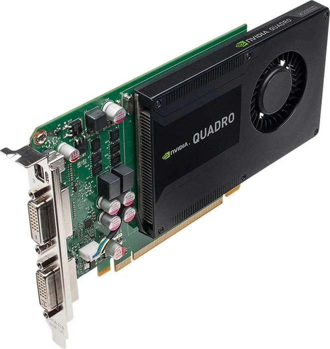 PNY Quadro K2000D, 2GB GDDR5, 2x DVI, mDP
