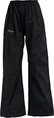 Regatta Pack It Overtrousers Hose lang schwarz (Junior)