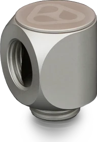 Thermal Grizzly DeltaMate Rotary 90°-Verbinder G1/4", matt nickel
