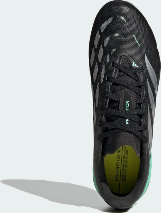 adidas Predator League FG core black/silver metallic/pulse mint (Junior)
