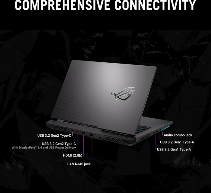 ASUS ROG Strix G17 G713RM-KH011W, Eclipse Gray, Ryzen 7 6800H, 16GB RAM, 1TB SSD, GeForce RTX 3060, DE