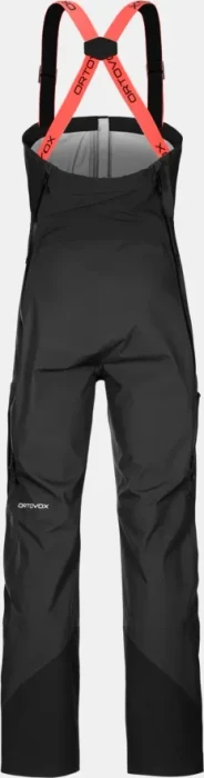 Ortovox 3L Deep Shell Bib Hose lang black raven (Damen)
