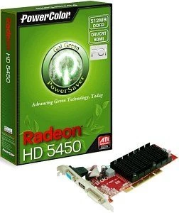 PowerColor Radeon HD 5450 Go! Green, 512MB DDR2, VGA, DVI, HDMI