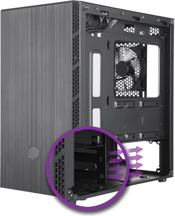 Cooler Master MasterBox MB400L, Glasfenster