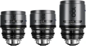 DZOFilm Pavo 2x Anamorphic 32/55/100mm Blue Flare imperial 3-Lens Set für PL