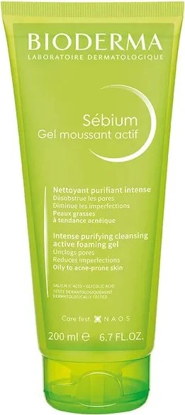 Bioderma Sébium Gel Moussant Actif Reinigungsgel, 200ml