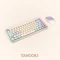 Blade Tanooki Cozy Wireless Pack Wireless Tastatur-Maus-Set, rosa, USB/Bluetooth, ES Vorschaubild