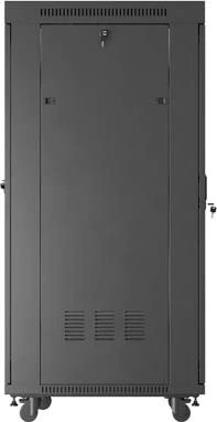 Lanberg 19" Rackschrank 32HE, LCD, freistehend, Flat Pack, Gitternetztür, IP20, RAL 9004, 800mm tief