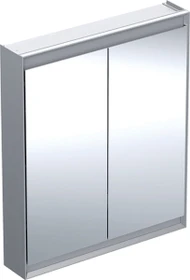 Geberit ONE Spiegelschrank ComfortLight, 2 Türen, AP-Montage, 75cm, Aluminium eloxiert