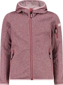 CMP Knit-Tech Fleece Jacke dawn pink/peony (Junior)